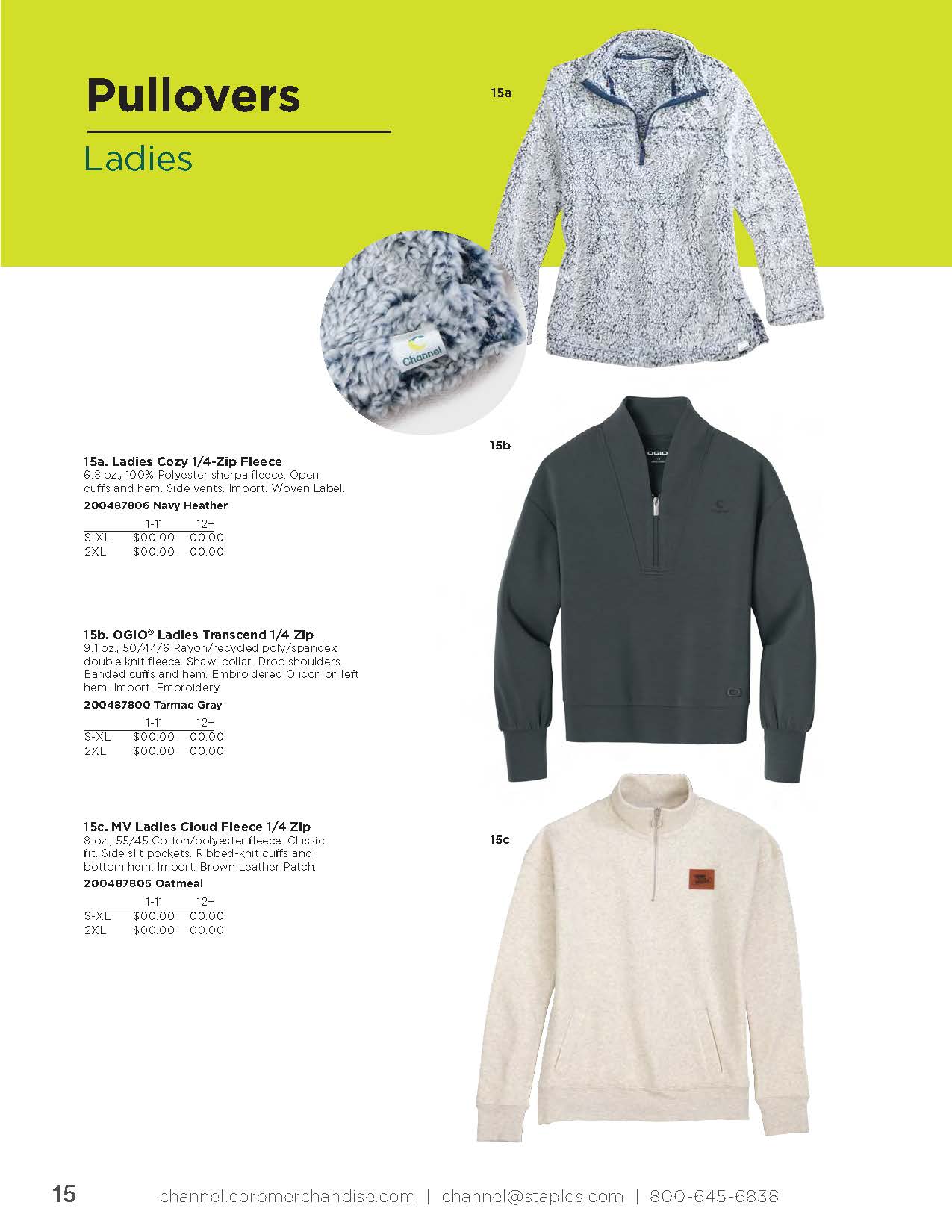 Catalog page 15 featuring top sellers